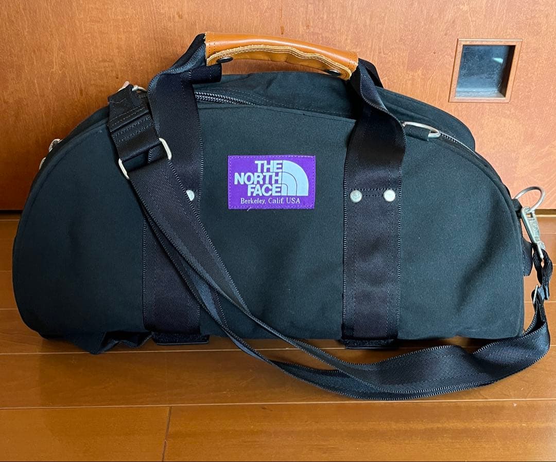 【美品】ノースフェイス パープルレーベル 3way ダッフルバッグ リュック 黒