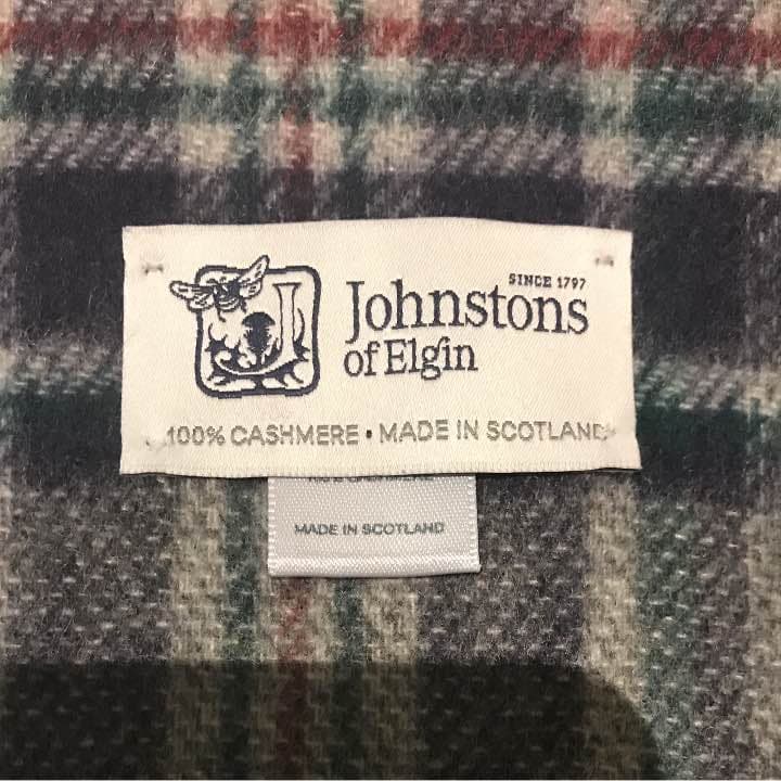 Johnstons of Elgin マフラー 未使用品