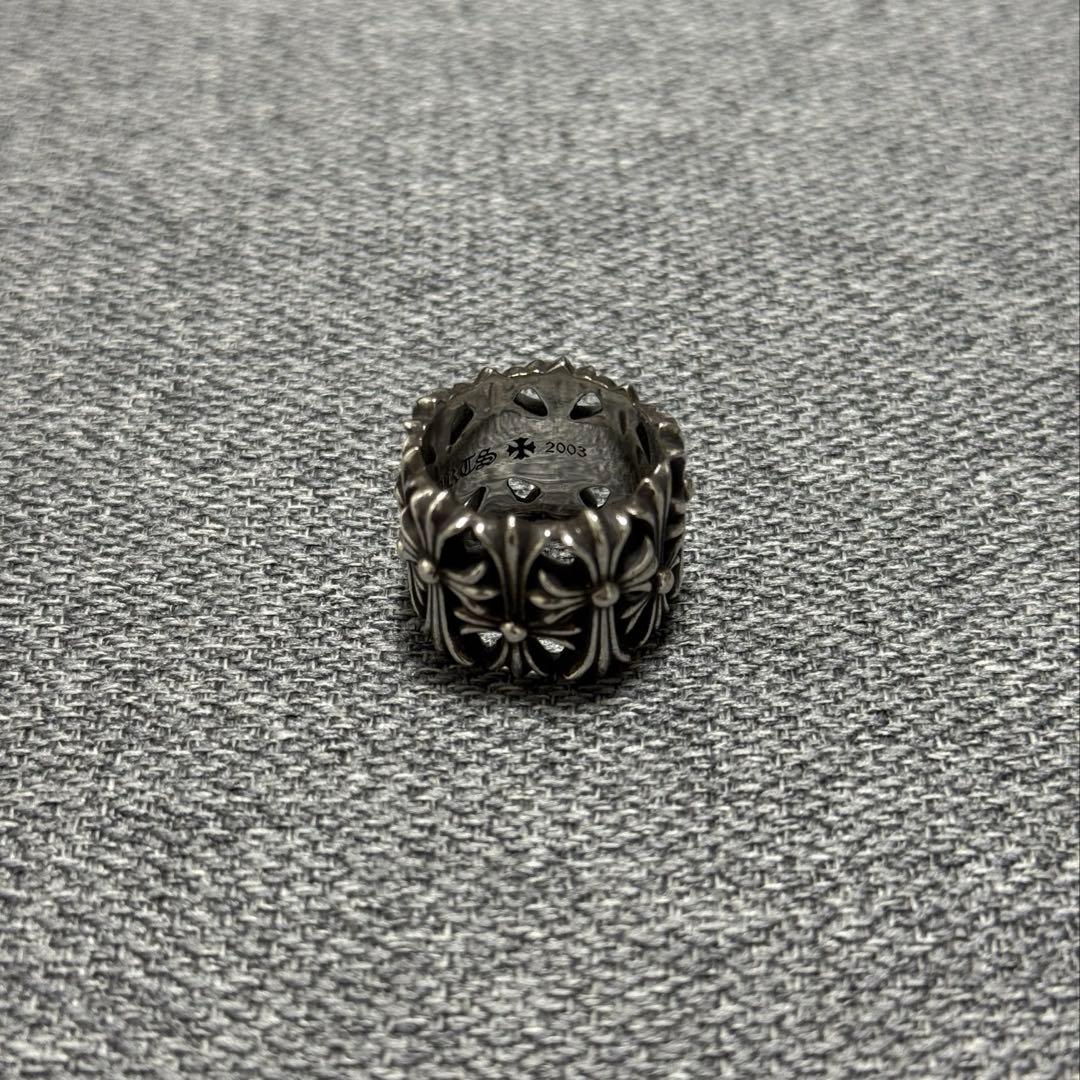 d*e様 極美品　インボイス原本　クロムハーツ　セメタリークロスリング　18号