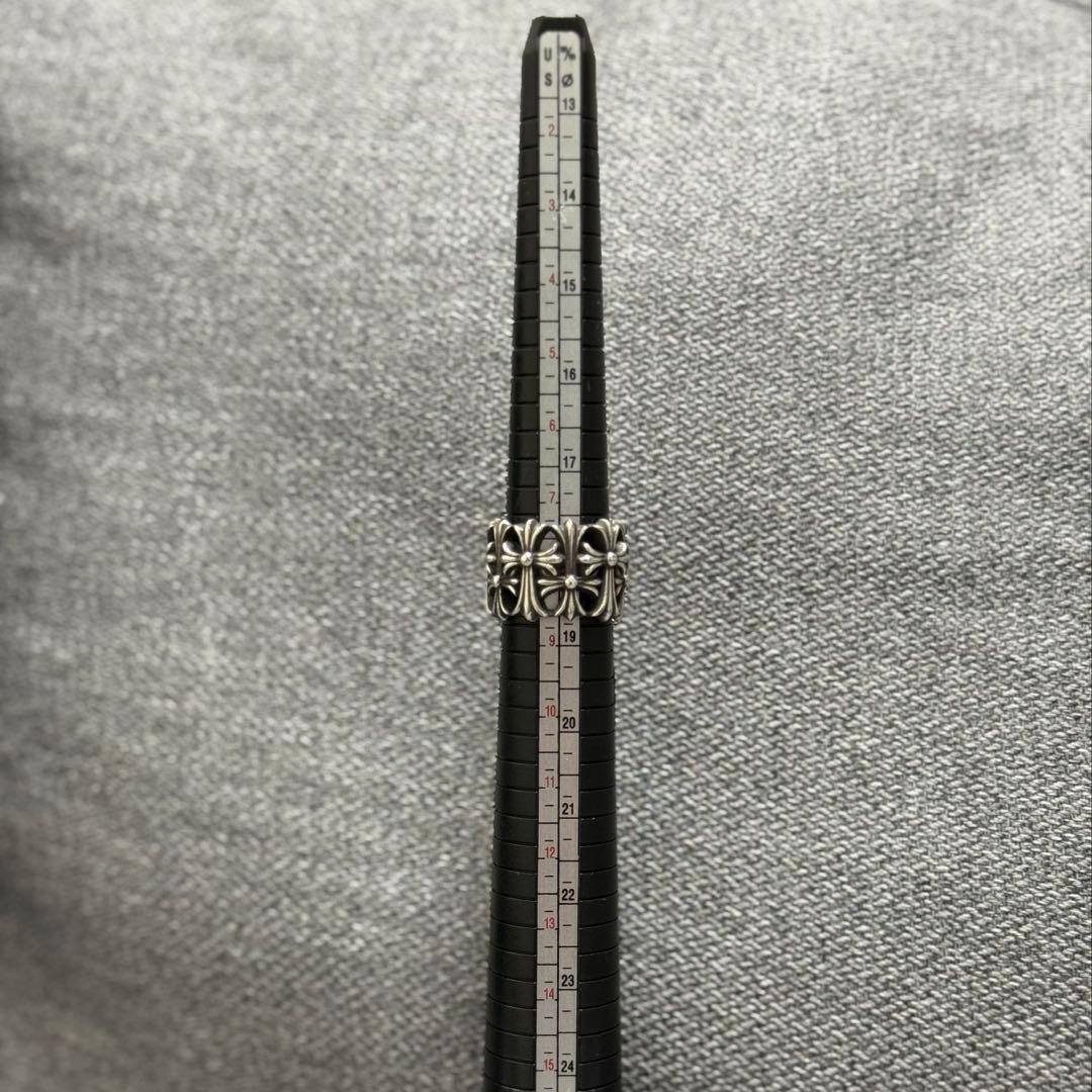 d*e様 極美品　インボイス原本　クロムハーツ　セメタリークロスリング　18号