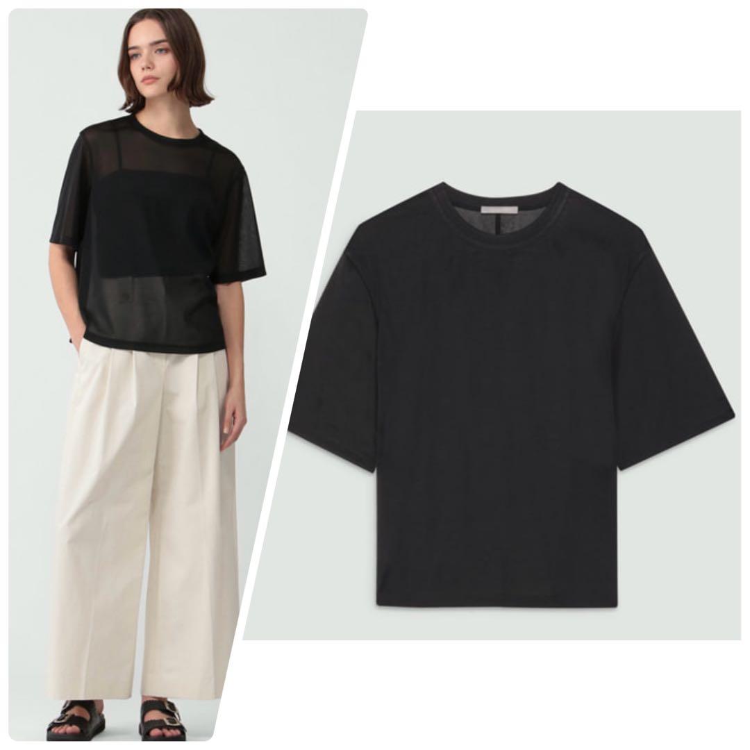 ★新品☆25SS Theory luxe 洗えるシアー素材　Tシャツブラウス