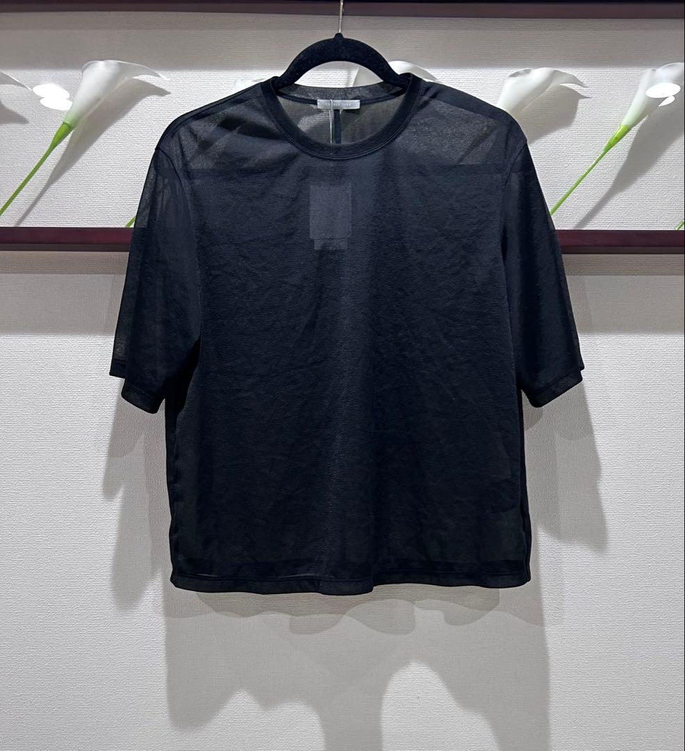 ★新品☆25SS Theory luxe 洗えるシアー素材　Tシャツブラウス
