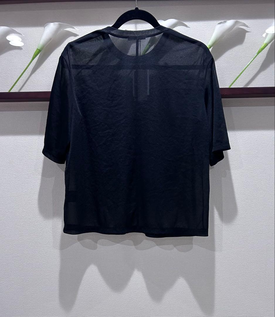 ★新品☆25SS Theory luxe 洗えるシアー素材　Tシャツブラウス
