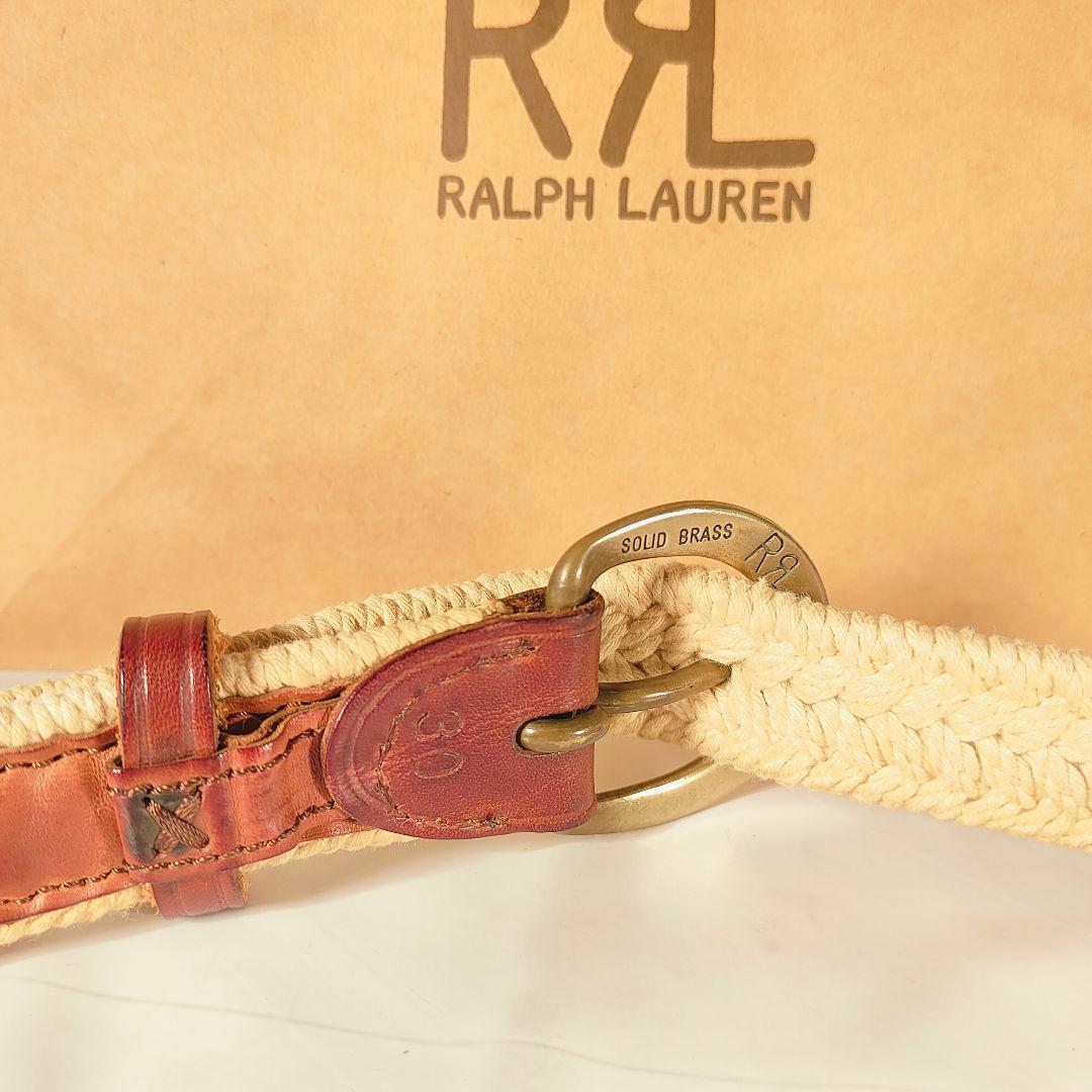 【極美品】RRL　RALPH LAUREN　高級ドレスベルト イタリア製 正規品