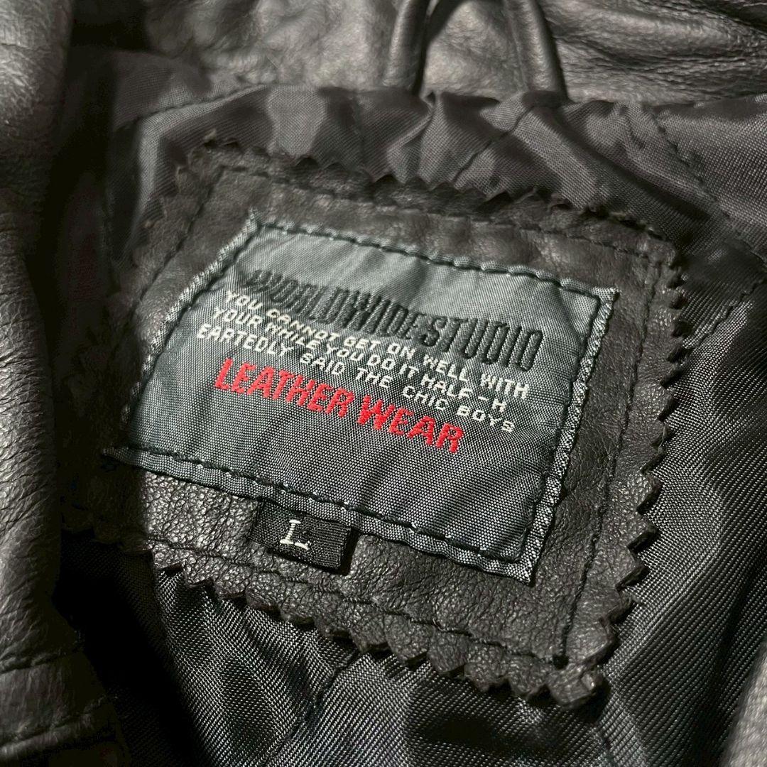 90s A-2 本革 リアルレザー 短丈 ボンバーフライト ブルゾン ジャケット