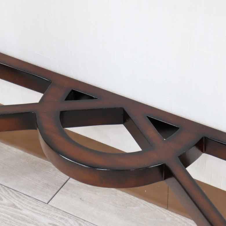 マホガニー無垢材 コンソール 天然木 木製 コンソールテーブル 花台