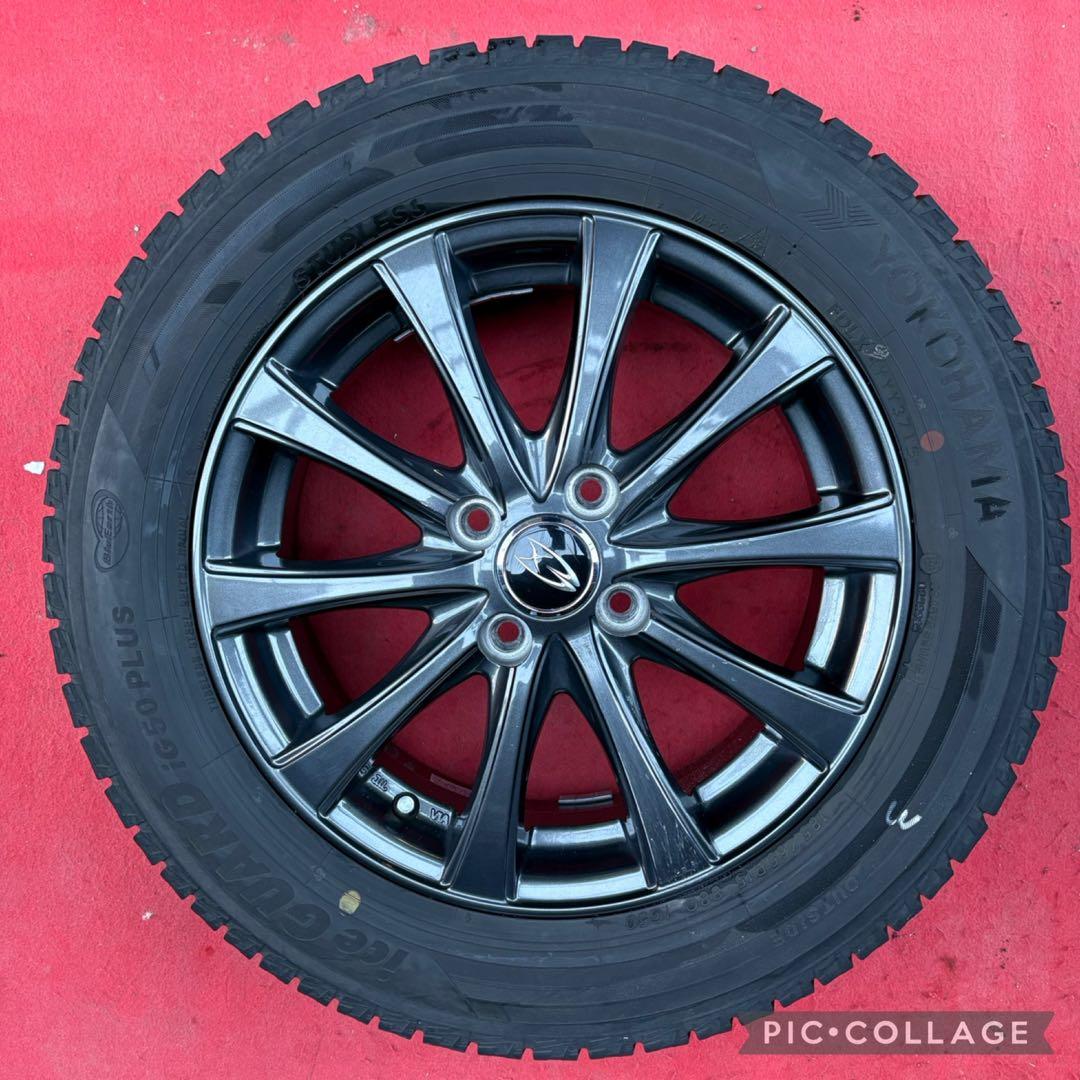 EX社外 15インチホイール 横浜スタッドレスタイヤ185/65R15４本セッ