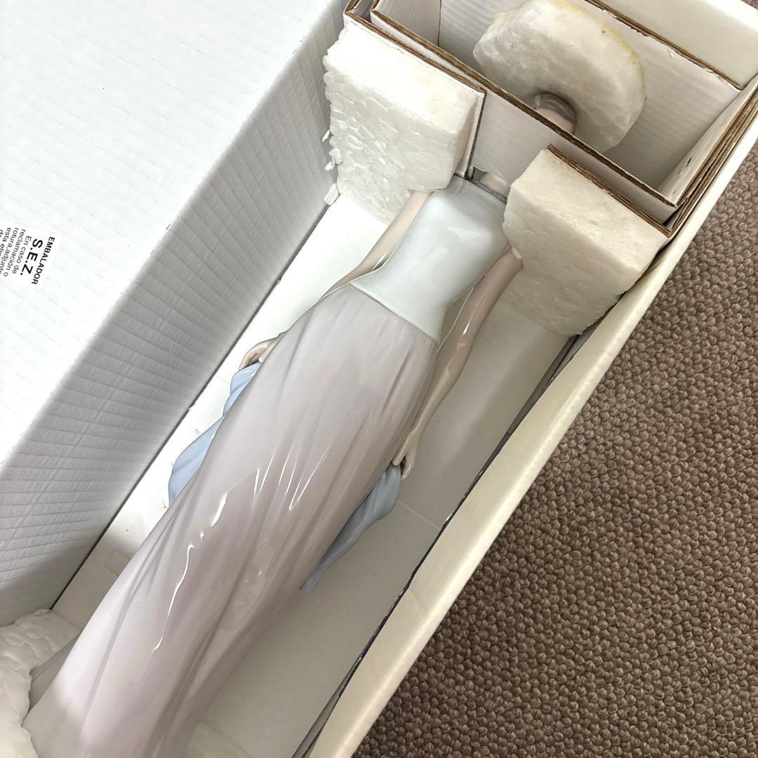 絶盤 リヤドロ LLADRO スズラン フィギュア 工芸品 大型41cm