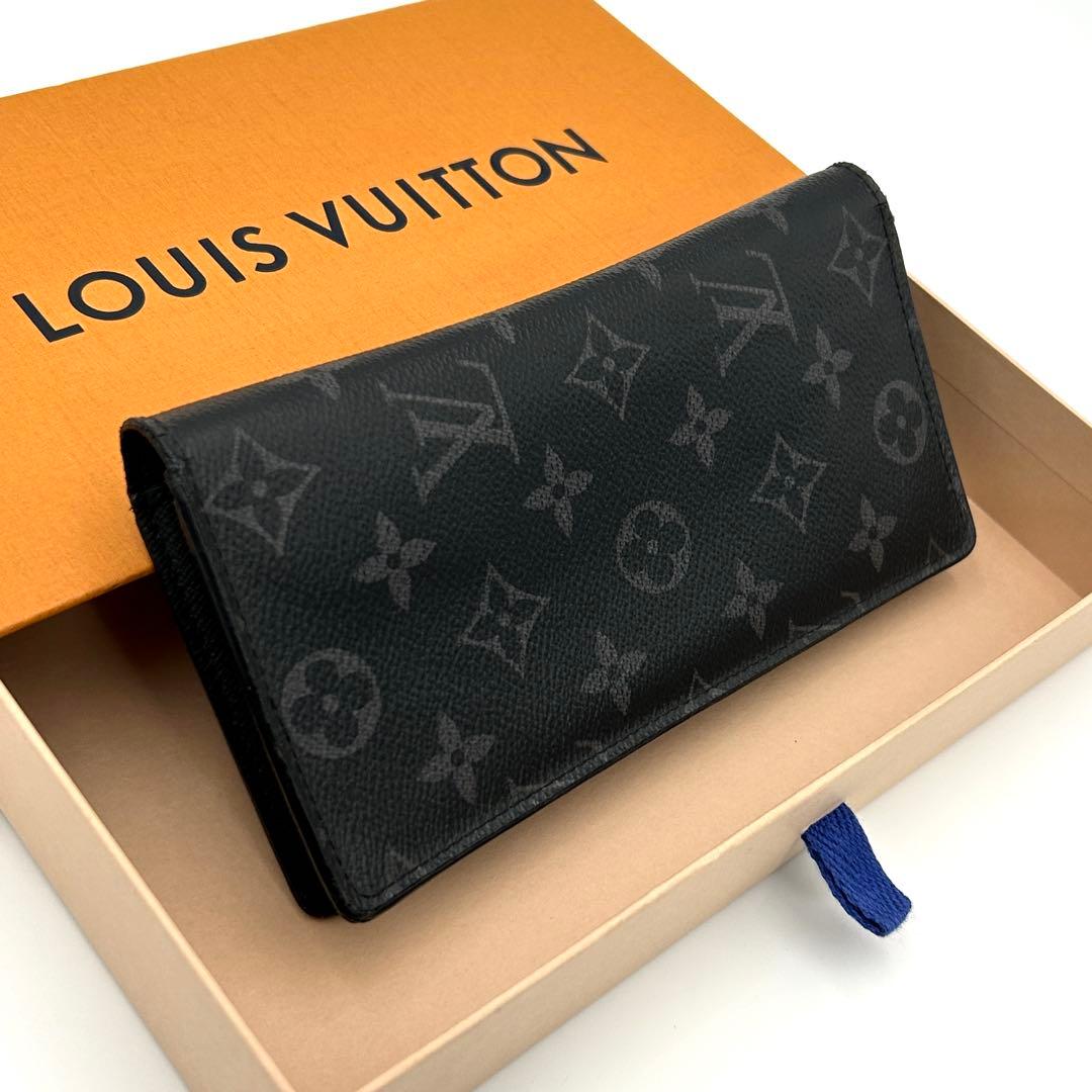 【美品】ルイヴィトン モノグラム エクリプス ポルトフォイユブラザ メンズ