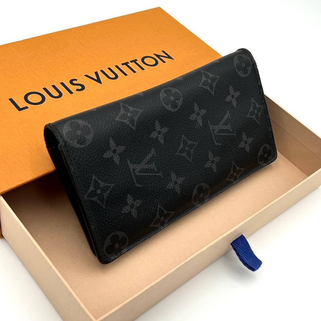 【美品】ルイヴィトン モノグラム エクリプス ポルトフォイユブラザ メンズ