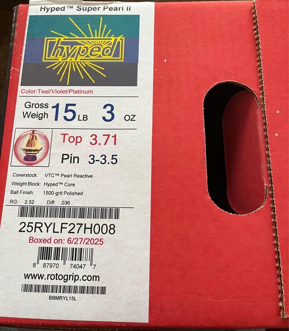 ロトグリップ　ハイプドスーパーパール2 15ポンド