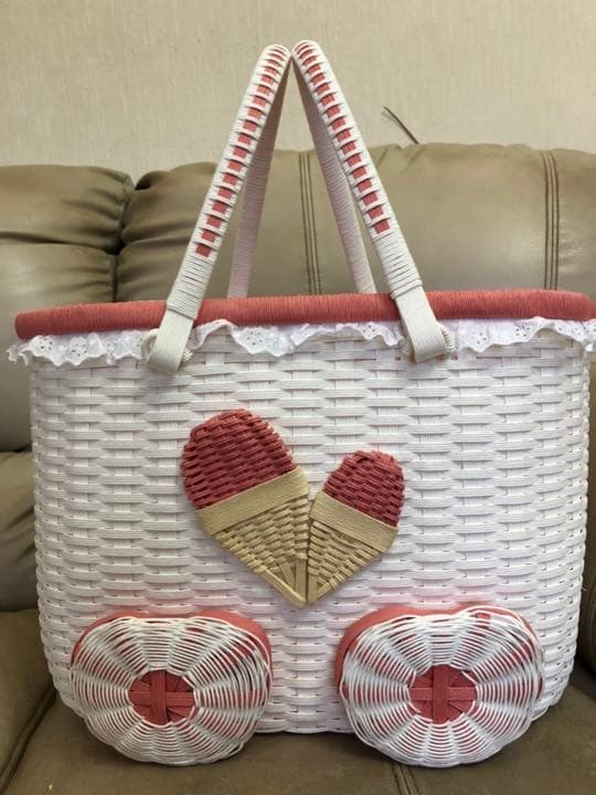 ゆづたん様　オーダーカゴ完成品