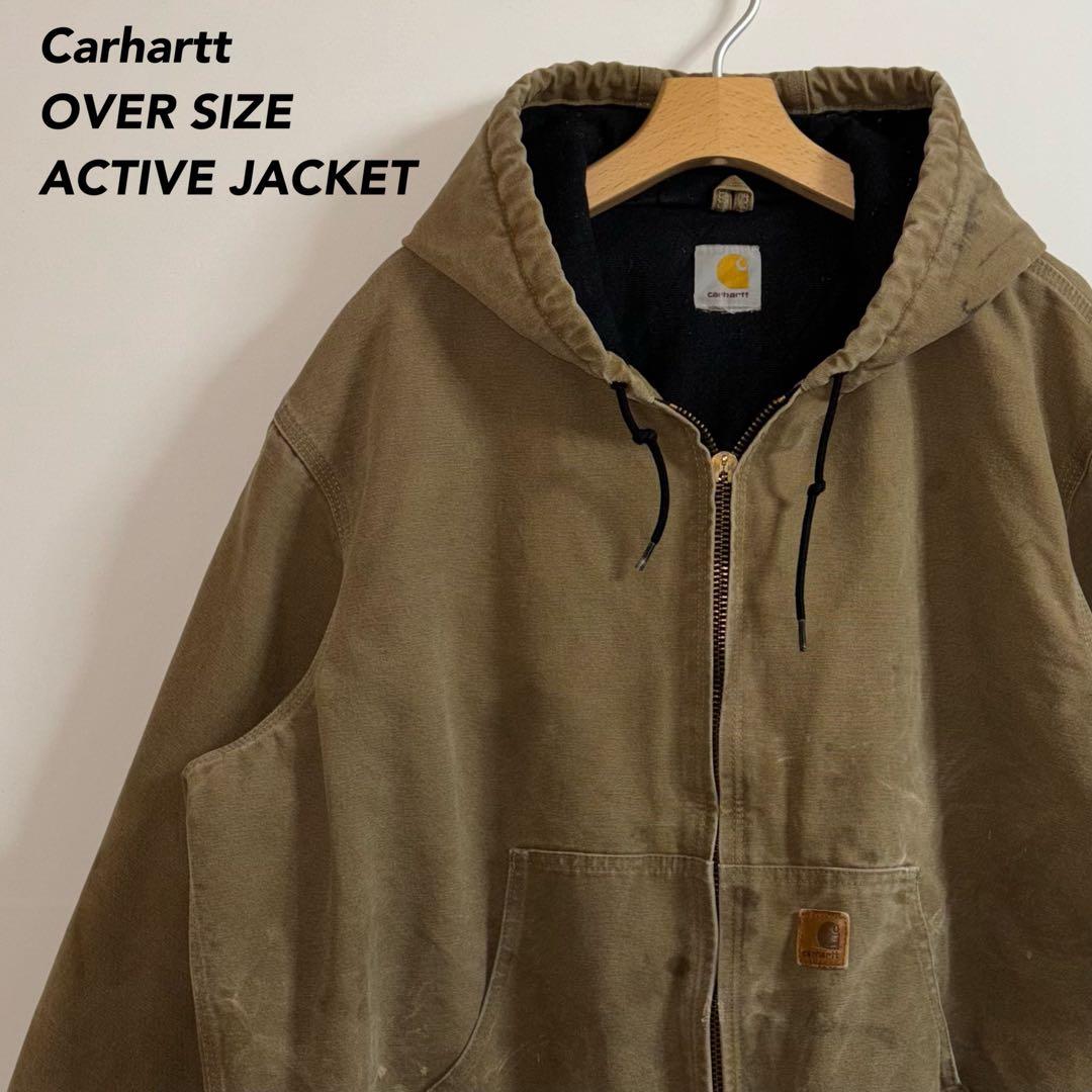 5*2様 《レザーパッチ》Carharttカーハートアクティブジャケットダックジ