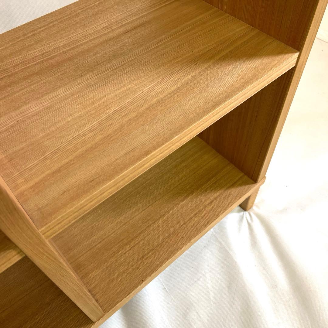 無印良品・MUJI・木製オープンラック 2列2段・横幅100cm