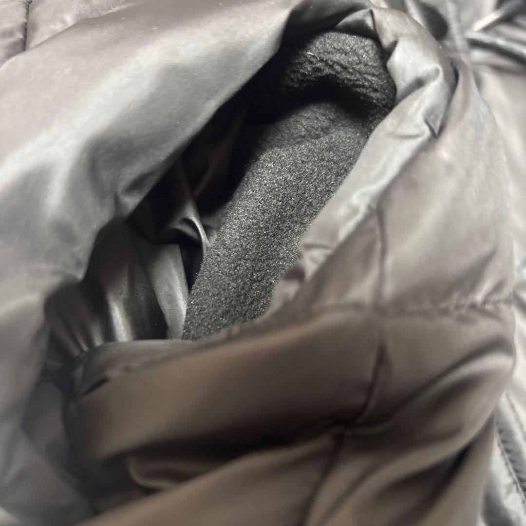 COACH ロングダウンコート ダウン フード ファー付 XSブラック黒