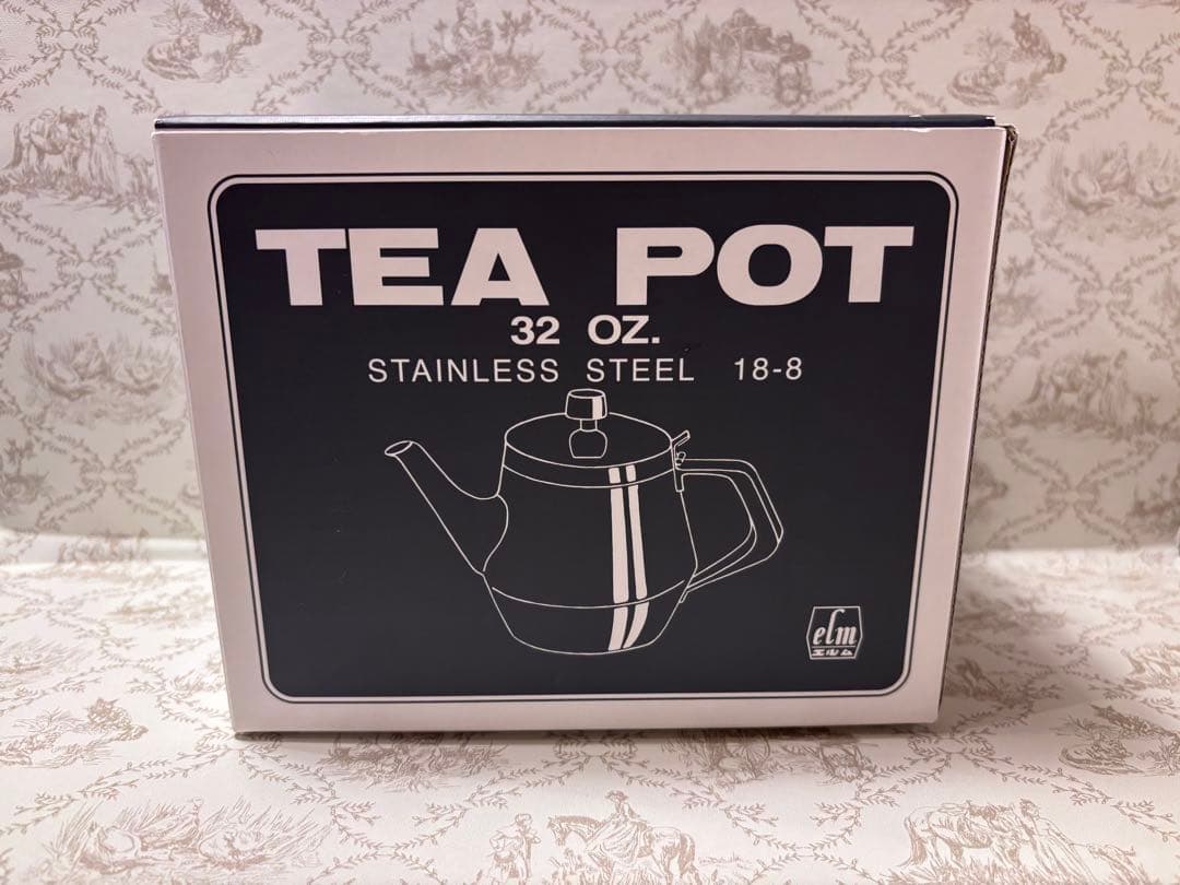 【新品】仔犬印 旧型　エルム ティーポット 5人用 900ml