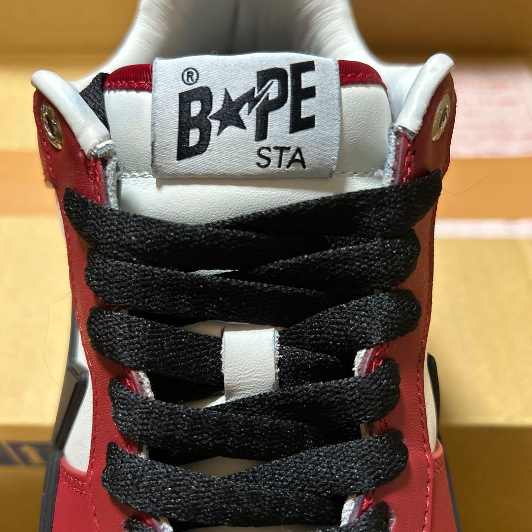 A BATHING APE BAPE STA 赤白 28cm