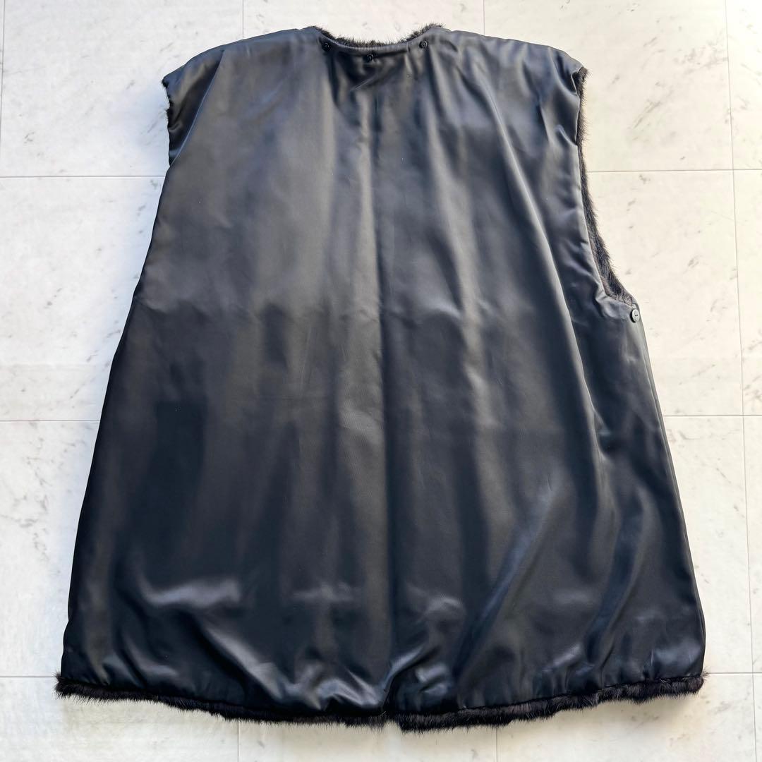 EMBA ラムレザーコート ファーライナー ウィーゼル ブラック FREE