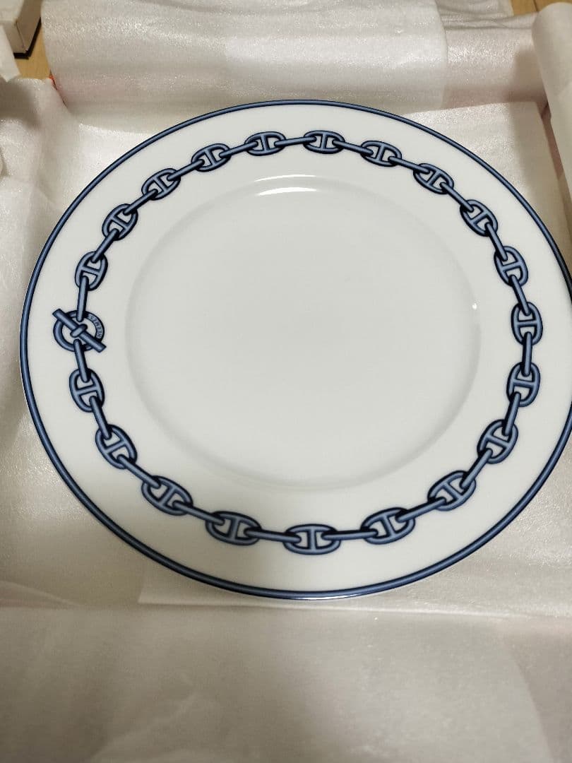 【新品未使用】箱付き　エルメス　シェーヌダンクル　皿