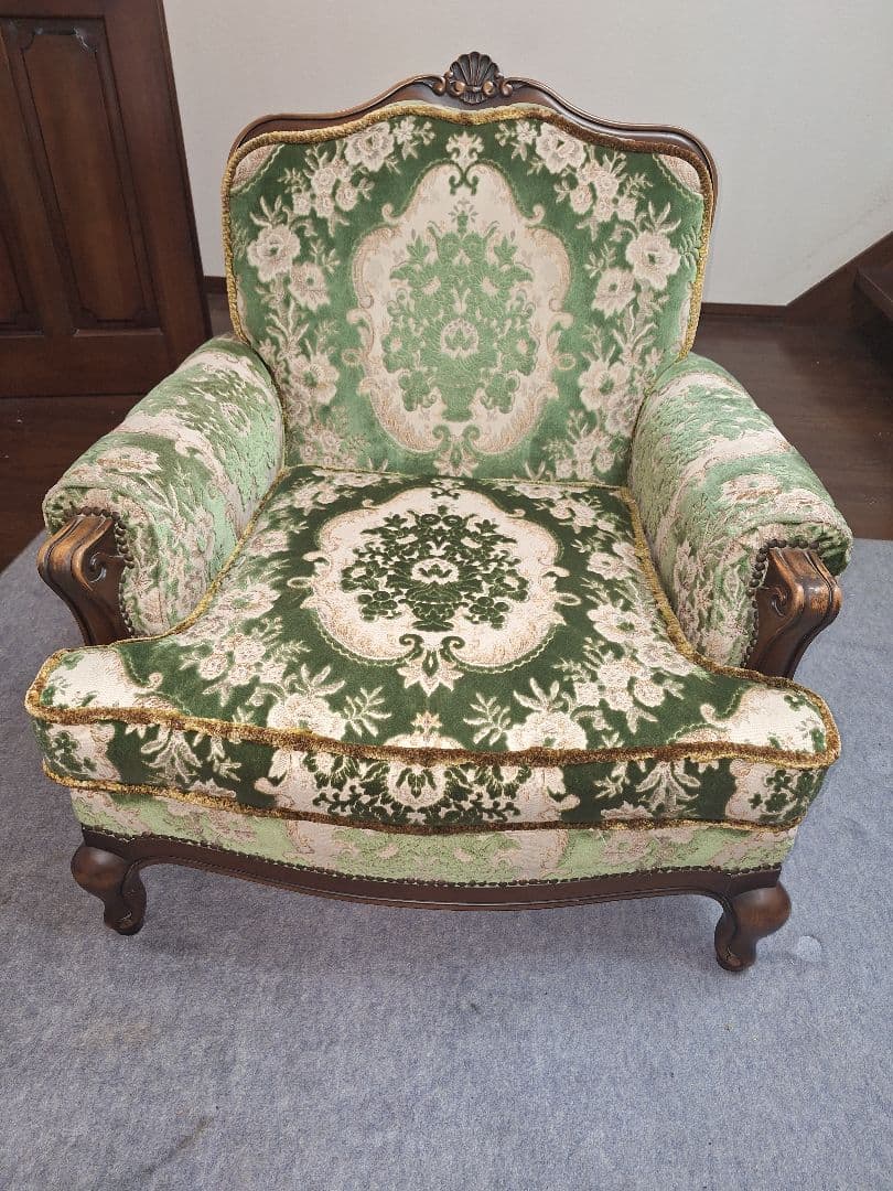 カリモク家具　domani　LouisXVシリーズ　1人掛けソファ