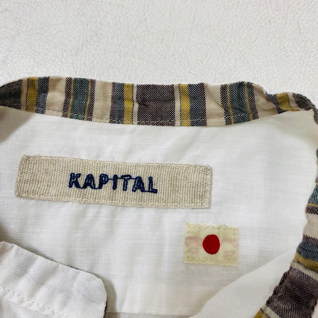 KAPITAL キャピタル リネン チャイナシャツ 麻 archive