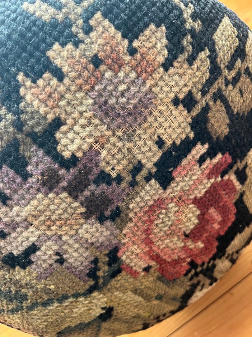 アンティーク　イギリス　フランス　オットマン　プチポワン②