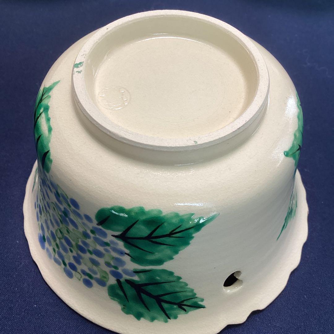 京焼乾山写紫陽花向付10客　　新品未使用　　　夏の器　　最後の10客