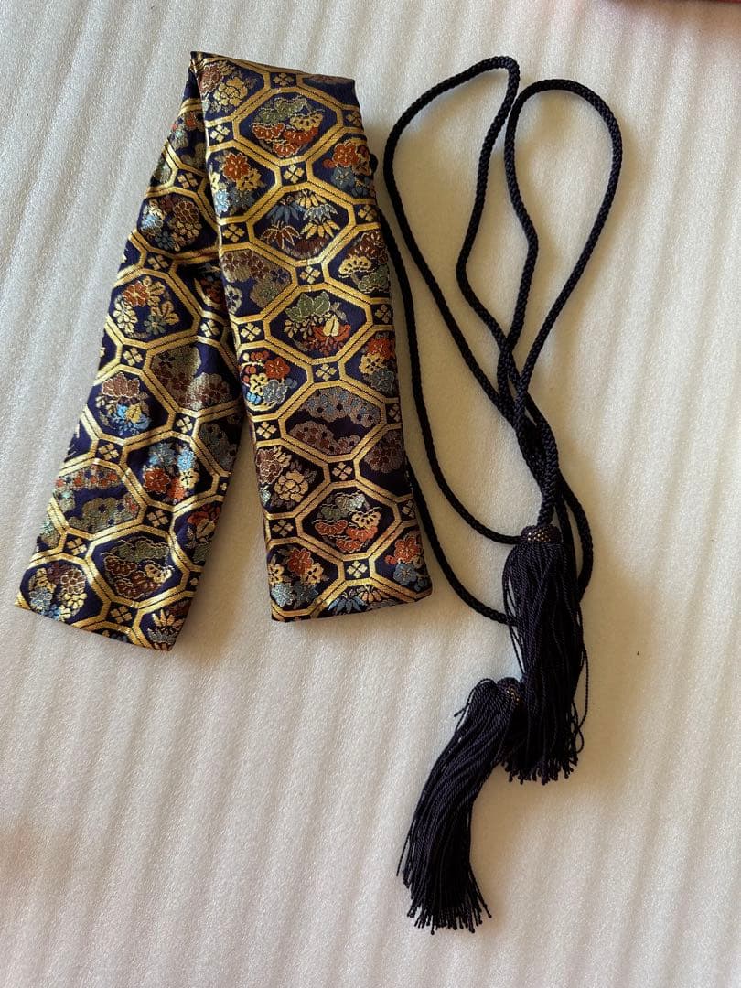 模造刀 黒鞘　鞘付き長さ33cm 鞘抜き重さ約204g 刀袋付き 短刀 武具