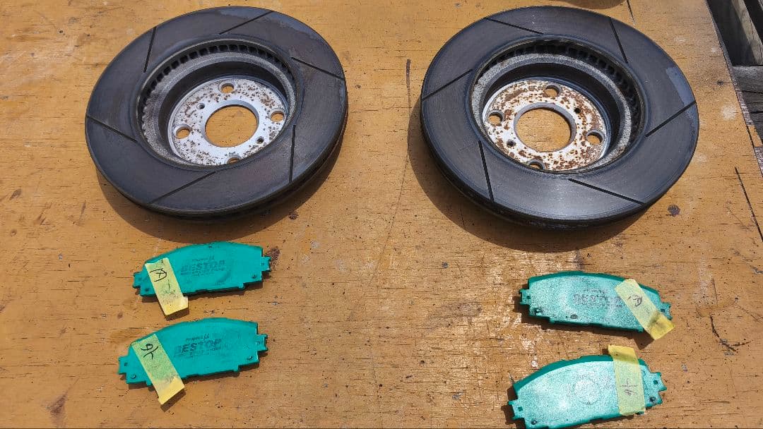 アクア NHP10 社外ブレーキ パッド ローター セット