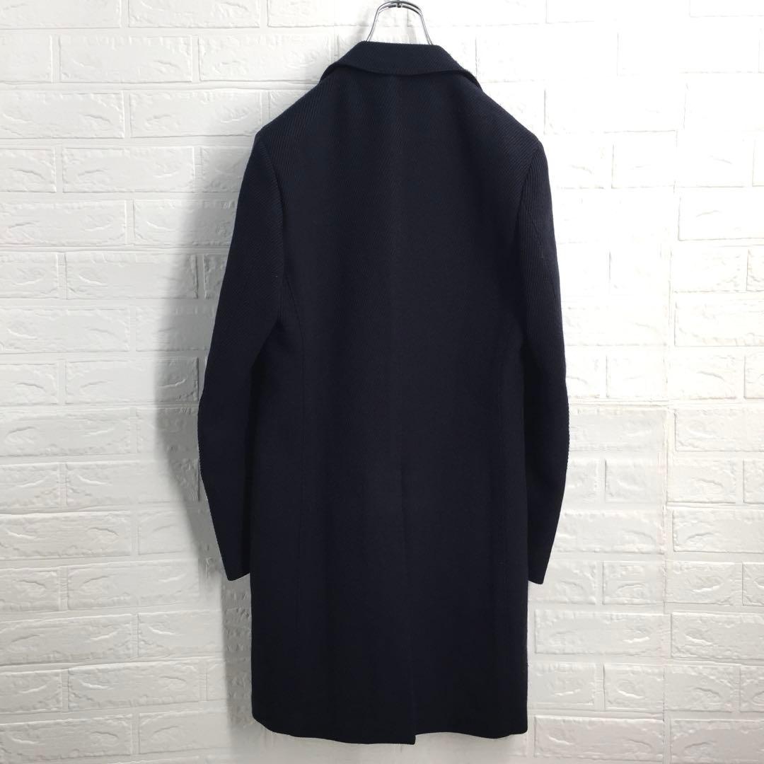 【イタリア製】LARDINI ラルディーニ ウール100 ロングチェスターコート