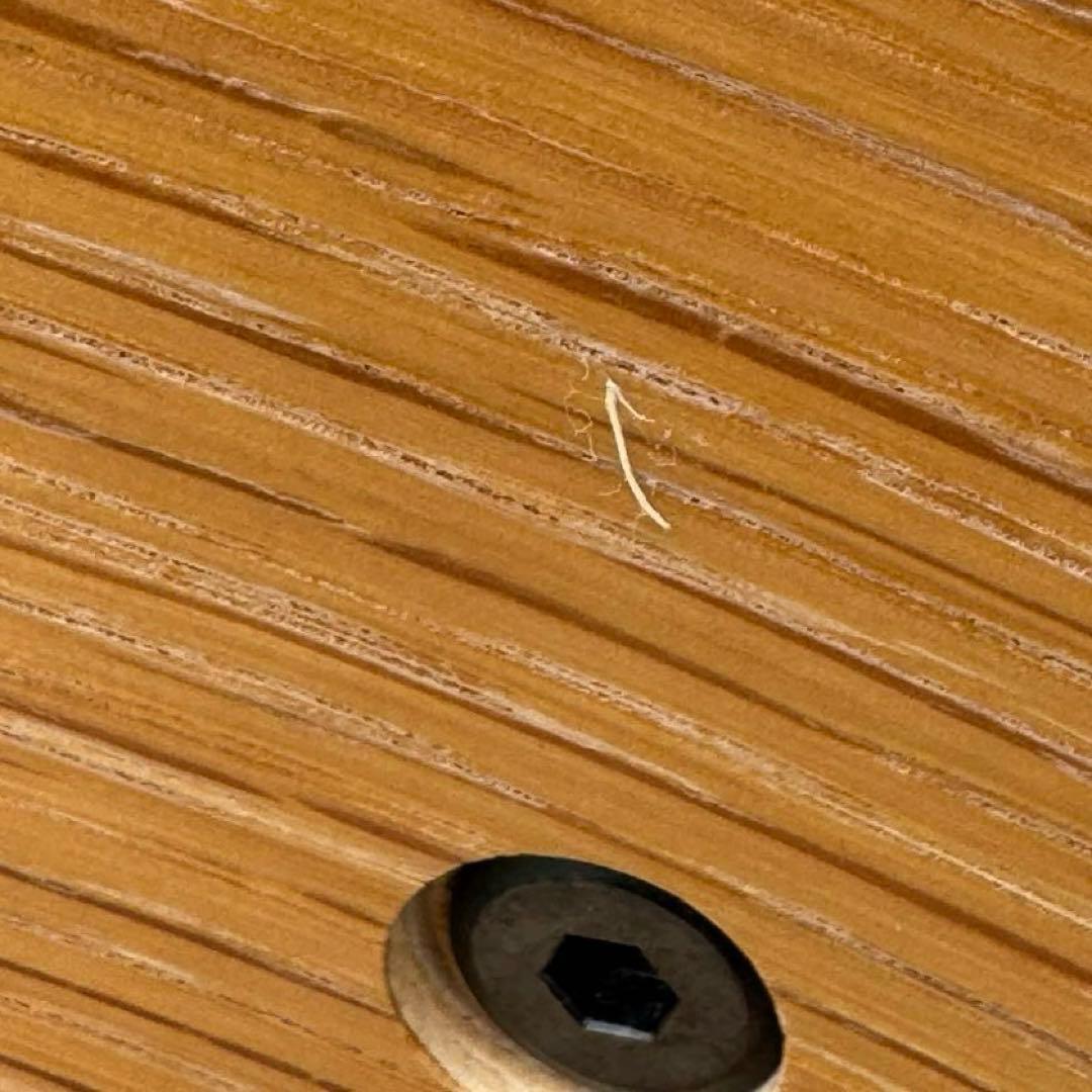 美品　関家具　ダイニングチェア　カペル　KAPELL　食卓イス　板座