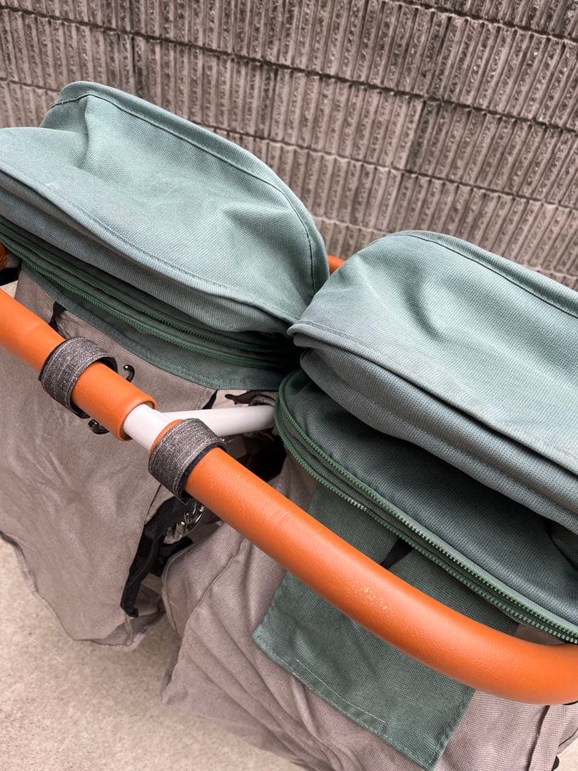 エアバギー ココダブルEX フロムバース AIRBUGGY レインカバー付き