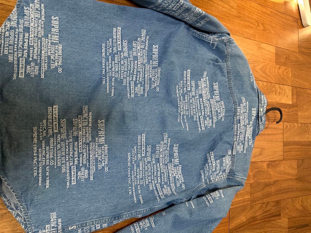 Supreme プリントデニムシャツ