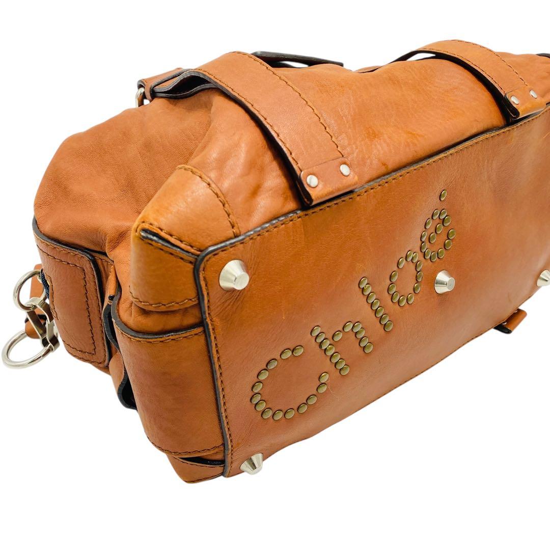 【極美品】Chloe ボストンバッグ パッツィー レザー