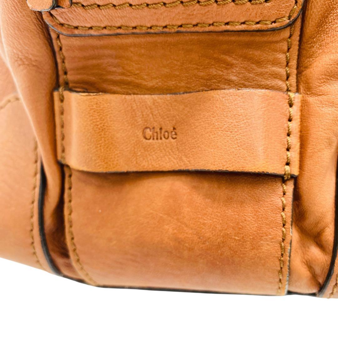 【極美品】Chloe ボストンバッグ パッツィー レザー