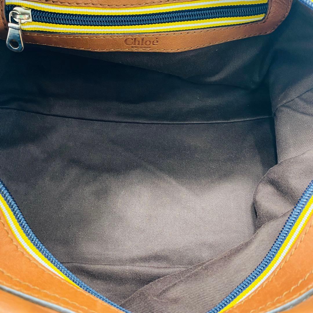 【極美品】Chloe ボストンバッグ パッツィー レザー