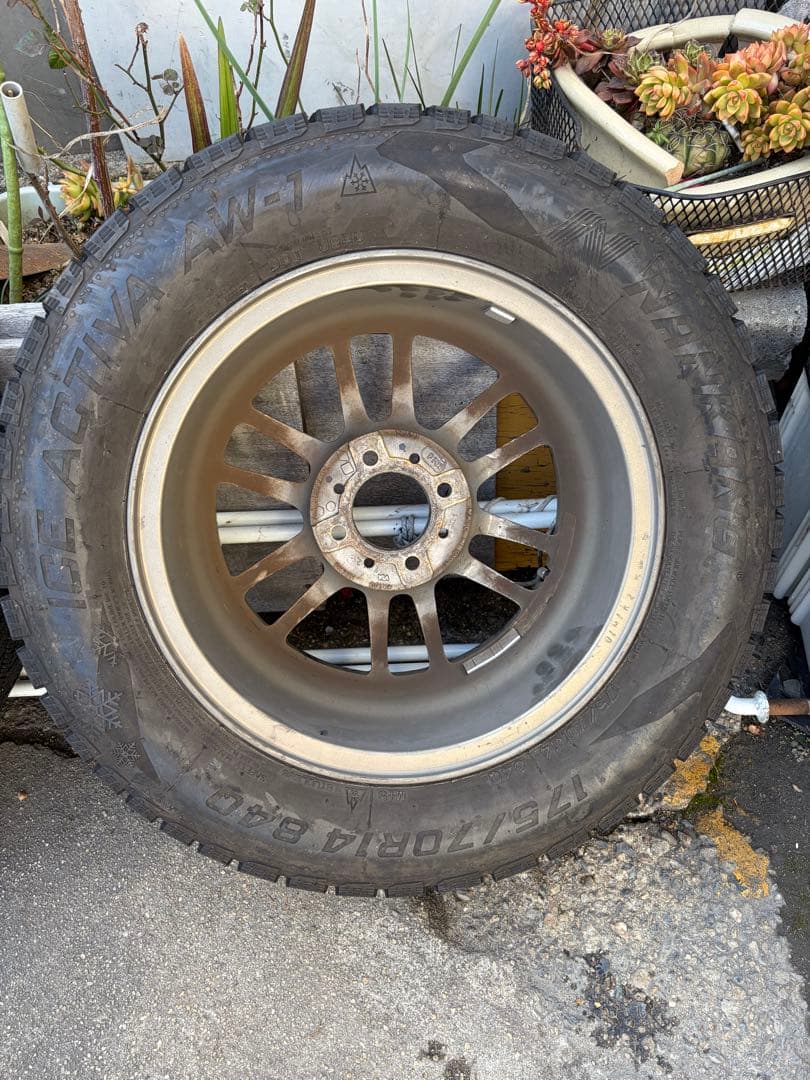 スタッドレスホイール4本セット 14インチ ＊送料込み