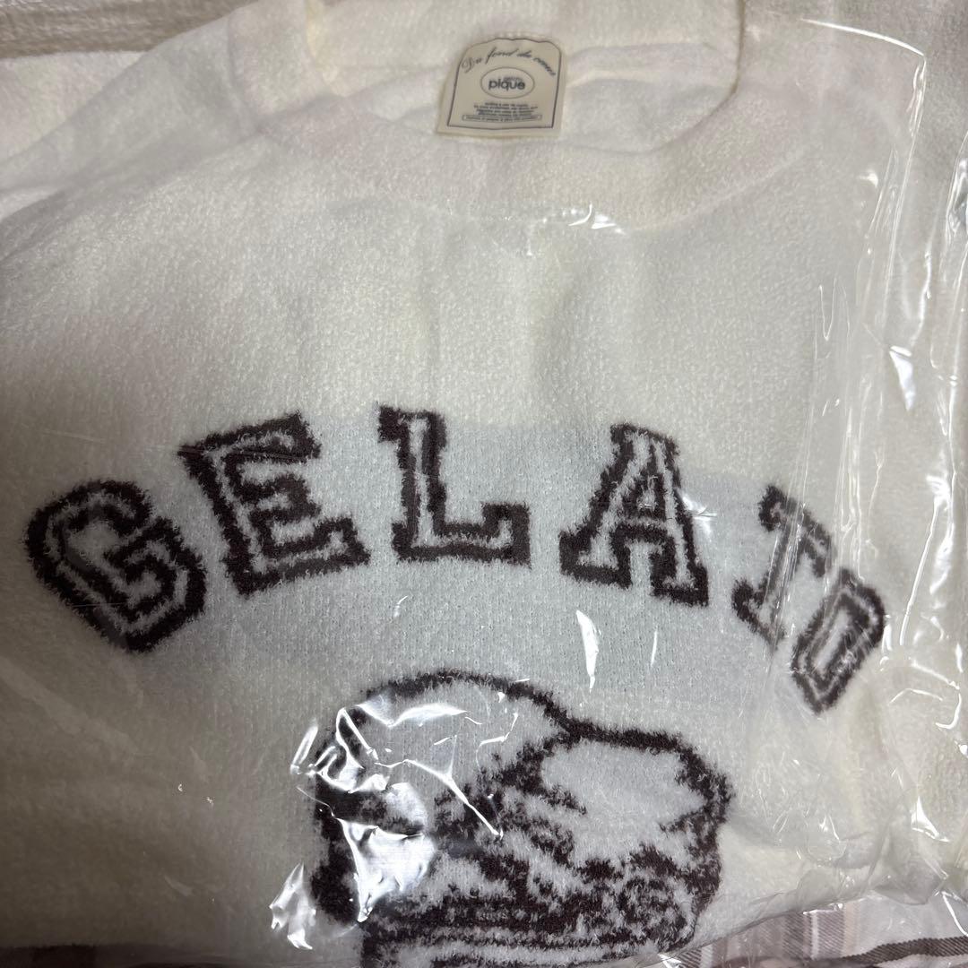 ジェラートピケ トラッドアイスクリームジャガードプルオーバー ロングパンツ