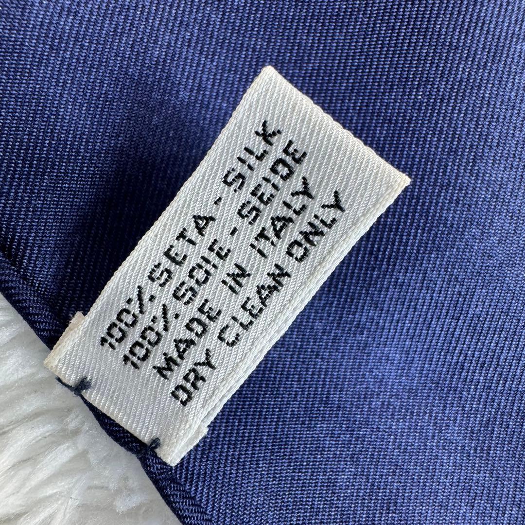 セリーヌ 大判スカーフ 総柄 CELINE ネイビー