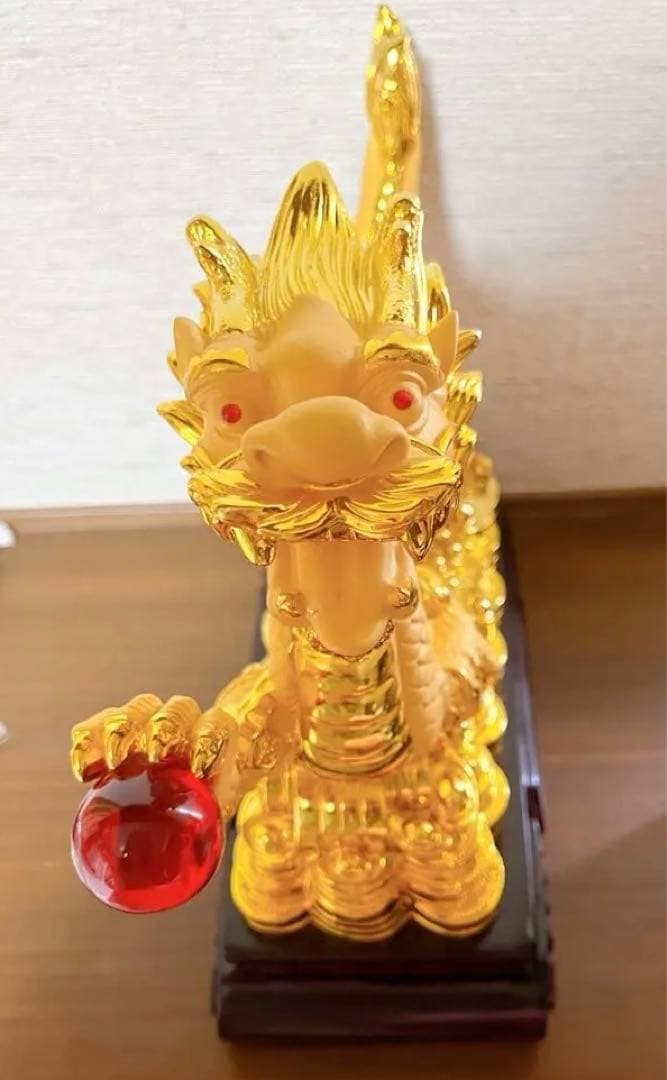 ぐり　ドラゴンマスター　SHINGO 金運　龍　置き物　SHINGO