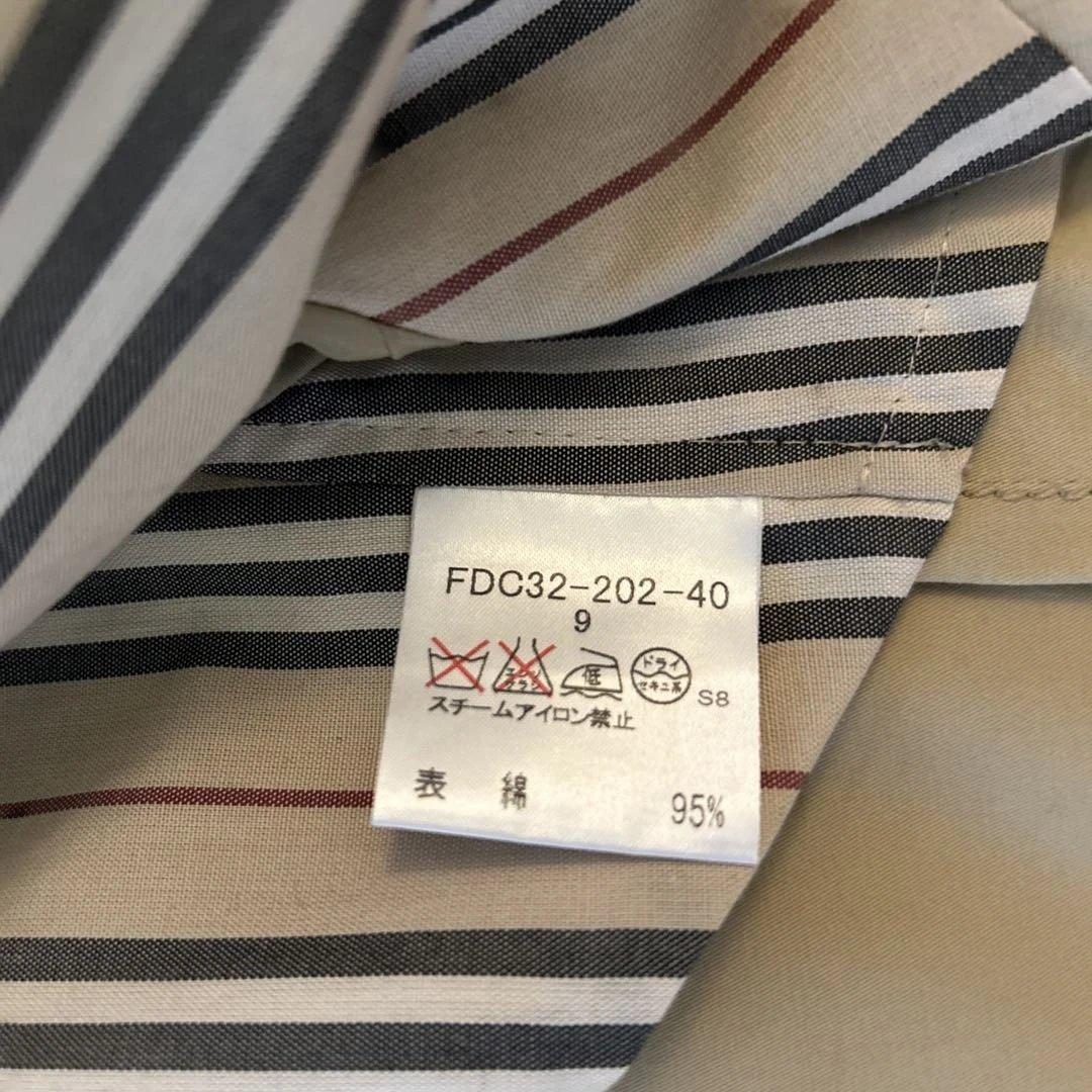 Burberry ベージュ トレンチコート ストライプ袖