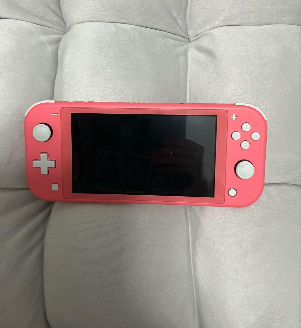 Nintendo Switch Lite ピンク 本体 ・充電器 箱付き