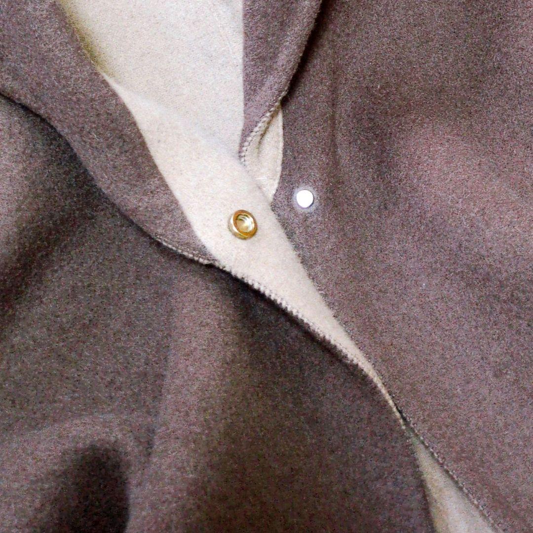 美品✨️Noela ダブルフェイス リバーコート❁ロング 上品配色 リバーシブル