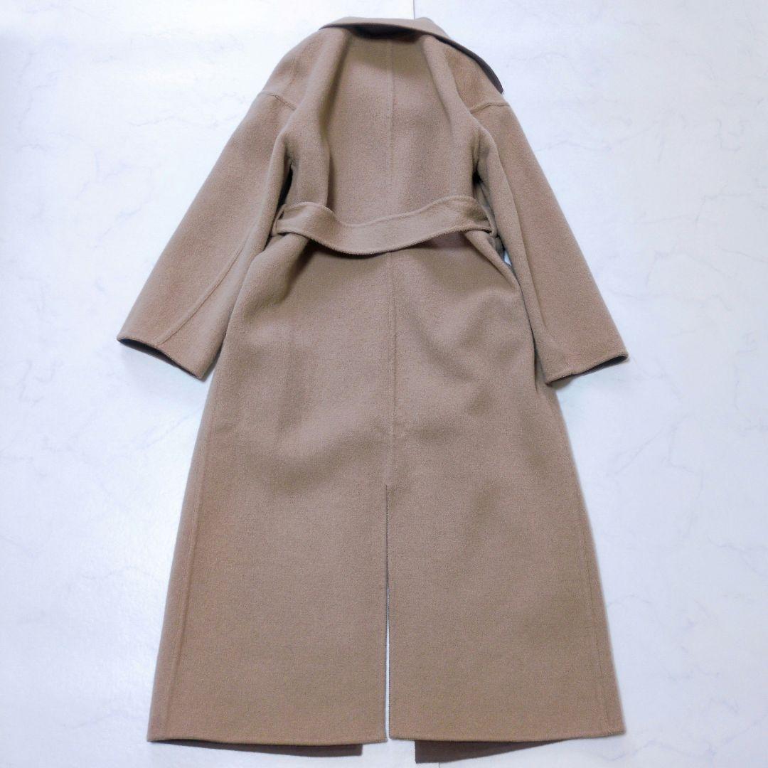 美品✨️Noela ダブルフェイス リバーコート❁ロング 上品配色 リバーシブル