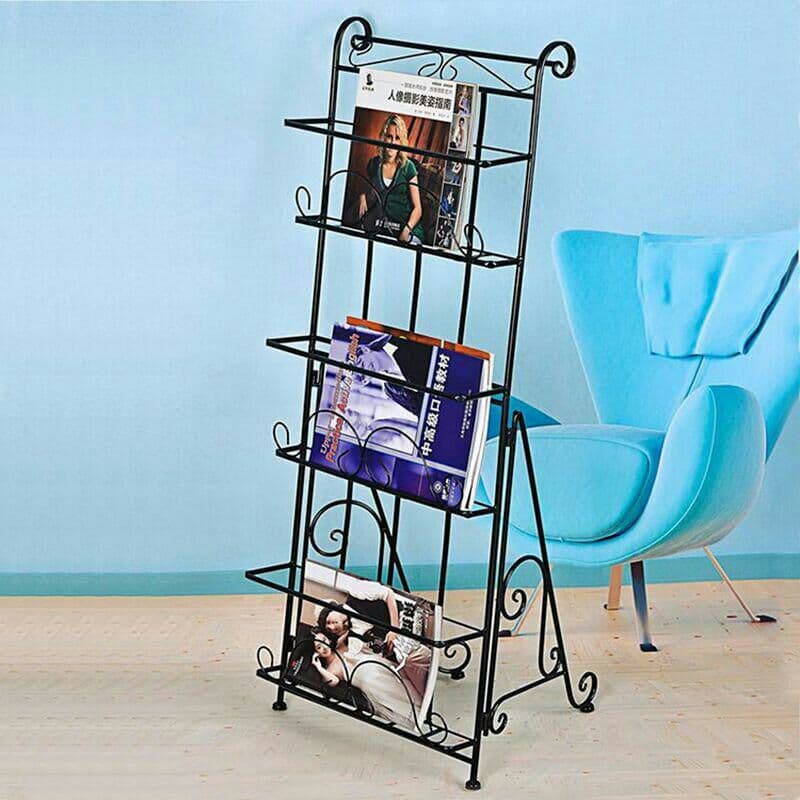 雑誌棚書籍棚新聞棚資料棚着地鉄芸創意宣伝展示棚立体本棚