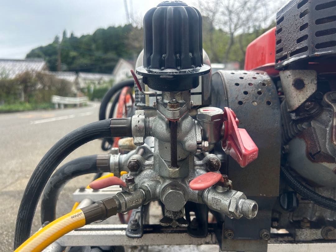 宮崎　丸山 セット動噴 MS310 4馬力 高圧　動力噴霧器 散布機 吸水　排水