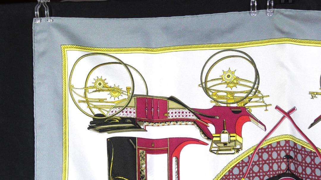 HERMES エルメス　大判スカーフ　カレ90　 D466