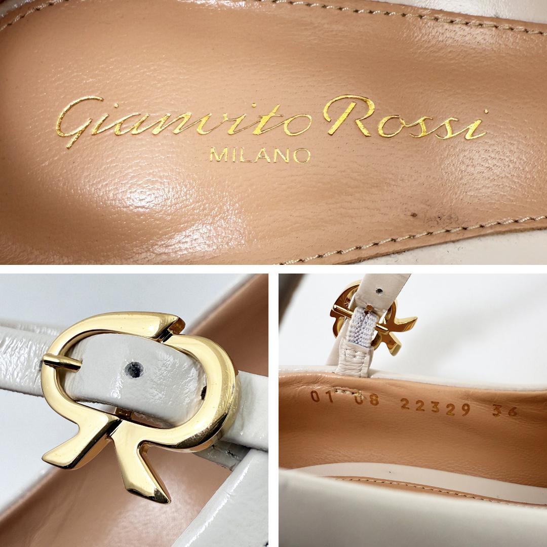 【極美品】ジャンヴィトロッシ ハイヒール メリージェーン エナメル 23㎝ 36