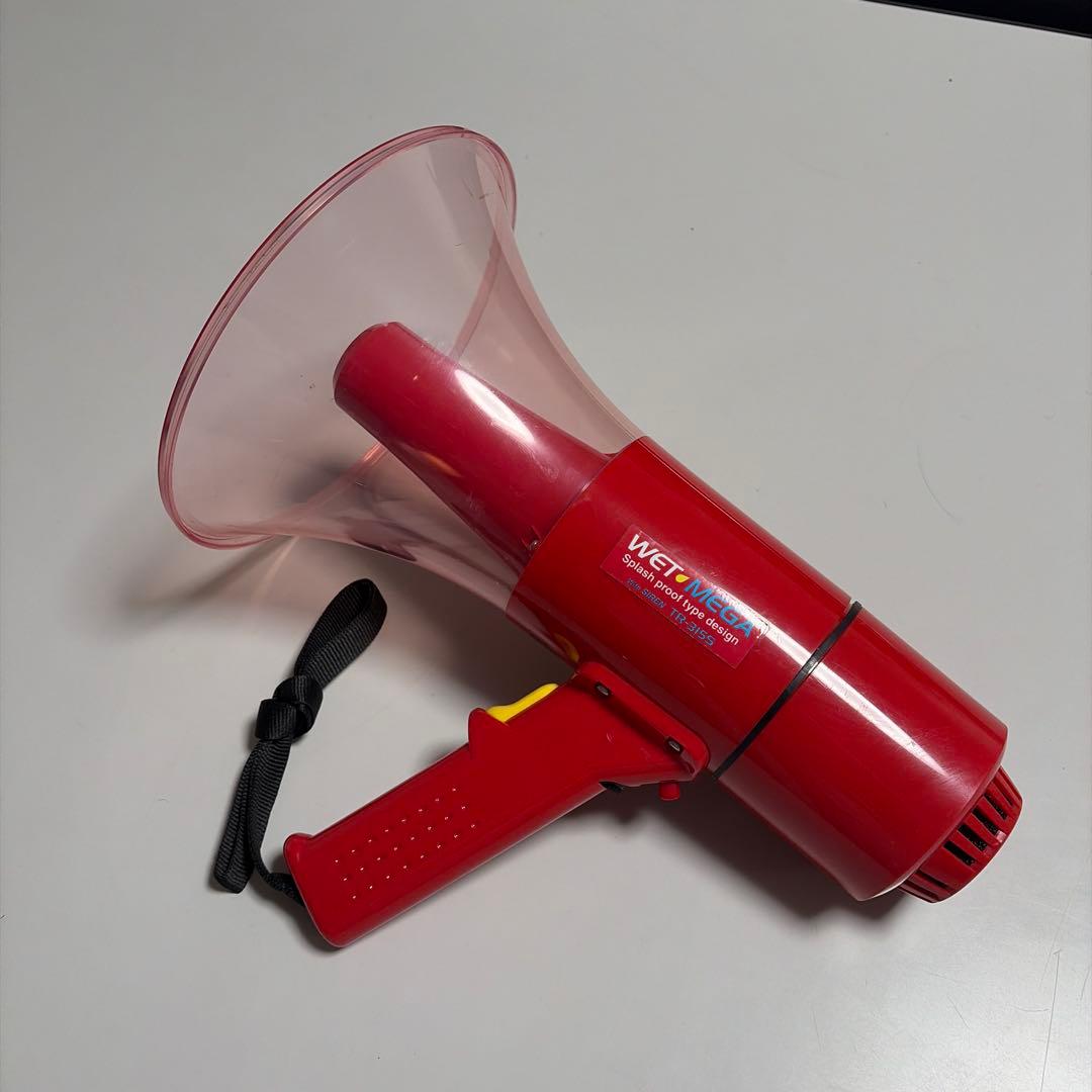 拡声器　トランジスタメガホン　サイレン付き