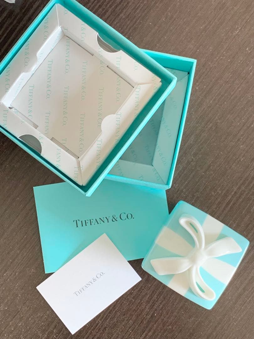 Tiffany & Co. ミニブルーボウボックス　アクセサリーケース